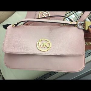 Brand New Michael Kors Chain Shoulder Bag Pink