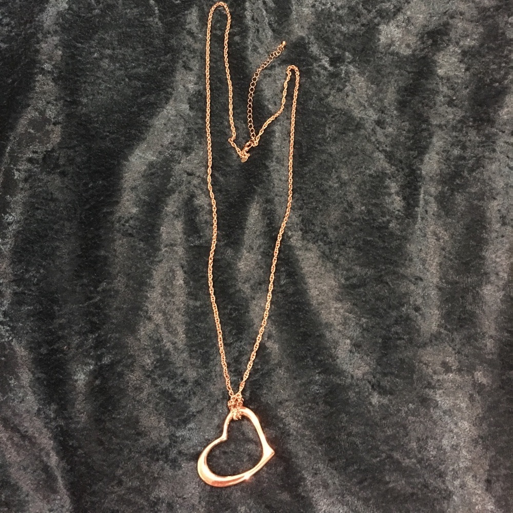 Premier Designs Jewelry Heart Drop Necklace