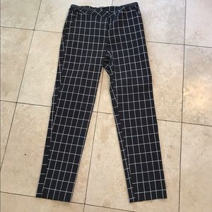 Windowpane Dress Pants