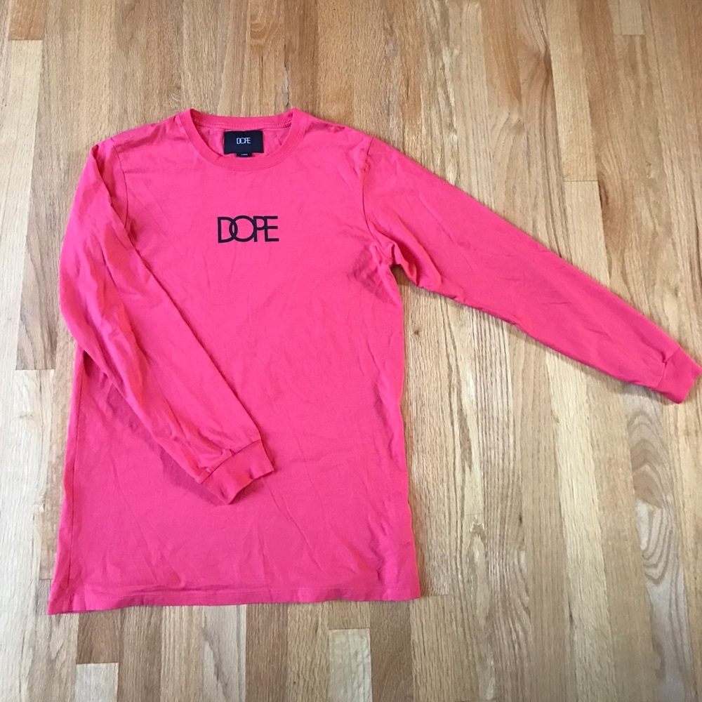 DOPE pink/red long sleeve