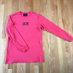 DOPE pink/red long sleeve