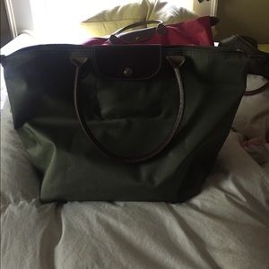 Limited edition sage green longchamp