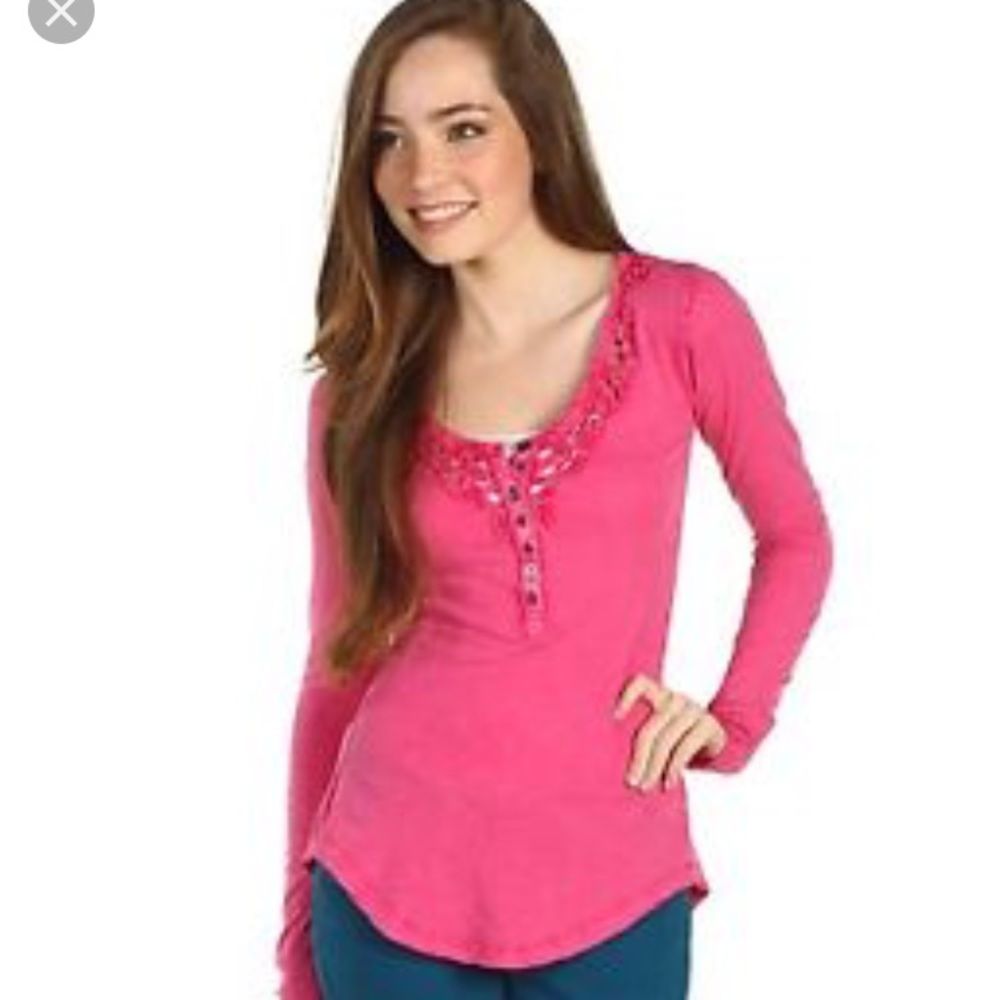 Free People Button Down top