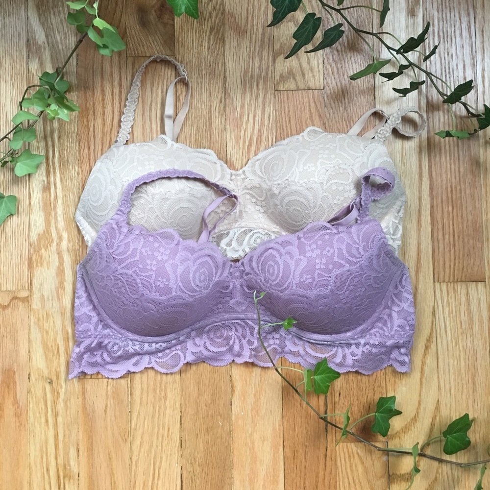 Victoria's Secret Pink Padded Bralettes