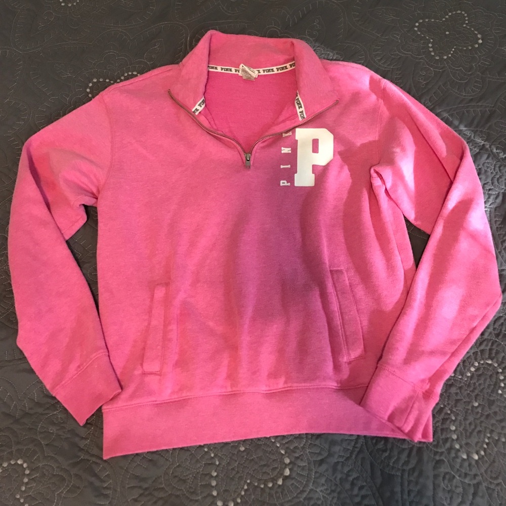 Quarter zip sweatshirt from PINK