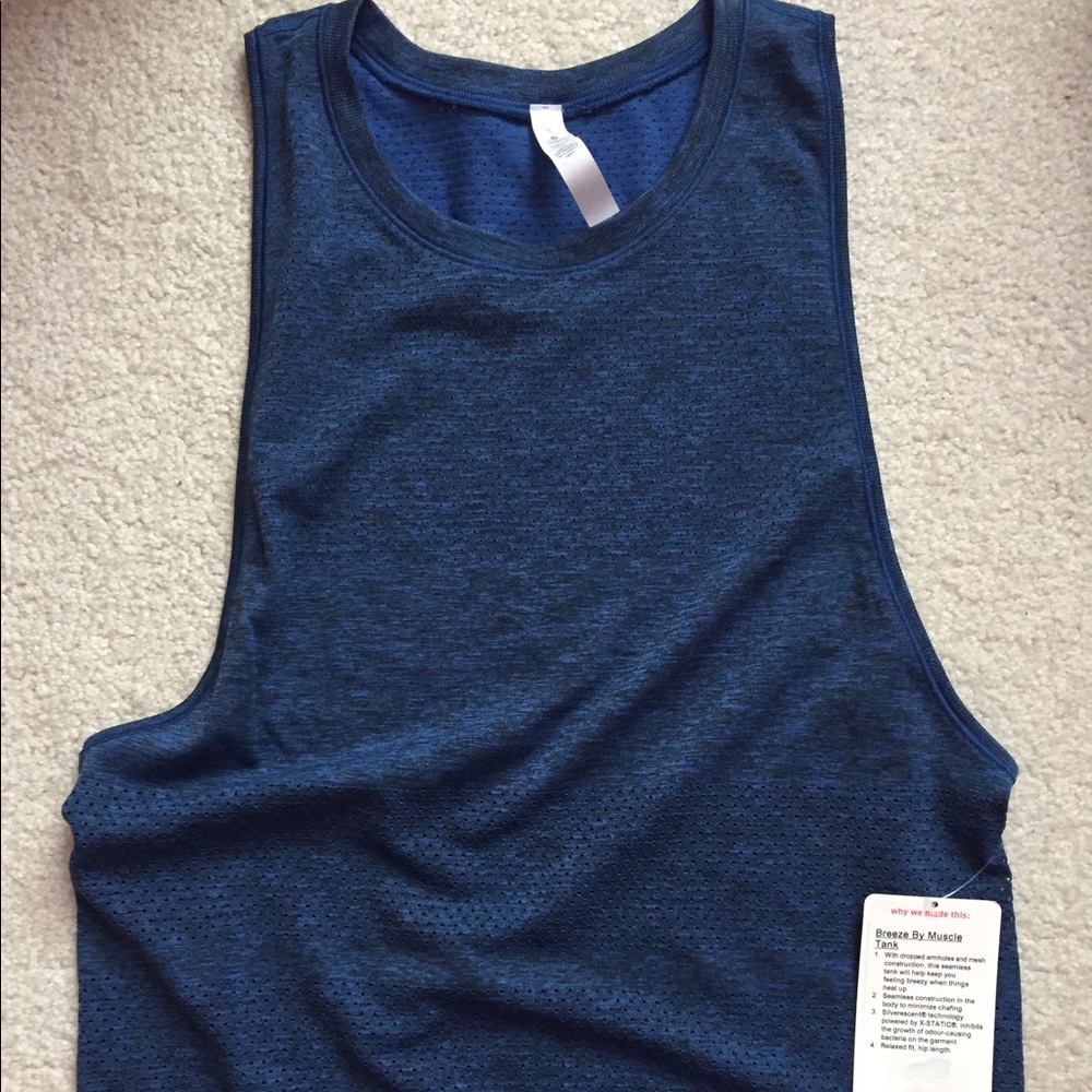 Lululemon Athletica Breeze By Muscle Tank