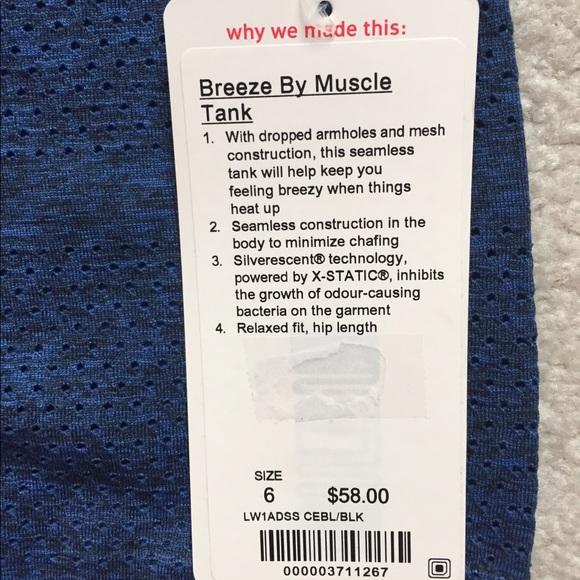 Lululemon Athletica Breeze By Muscle Tank - Picture 3 of 4