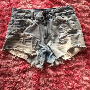 American Eagle High Rise Festival Shorties