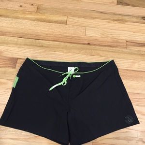 Volcom board and swim shorts