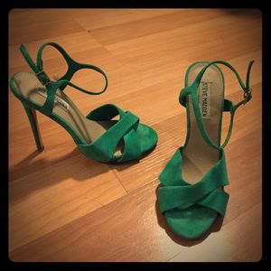 Sea foam green brand new Steve Madden heels
