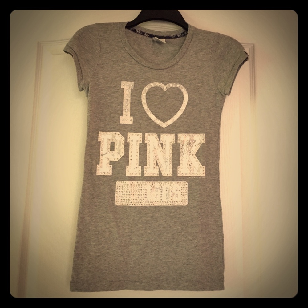Victoria's Secret/Pink Women's Jeweled Shirt, Sz S