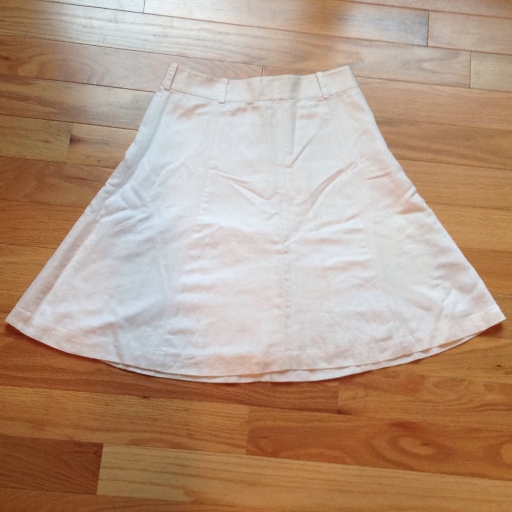 White J. Crew Skirt