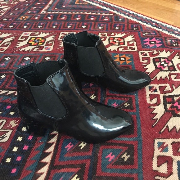NWOT ASOS Daisy Street patent Chelsea boots- UK 5 - Picture 2 of 4