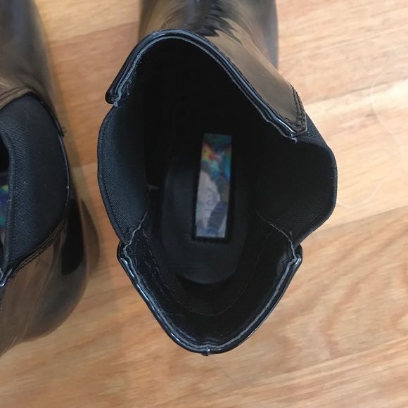 NWOT ASOS Daisy Street patent Chelsea boots- UK 5 - Picture 3 of 4