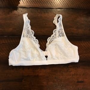 Victoria Secret white lace bralette
