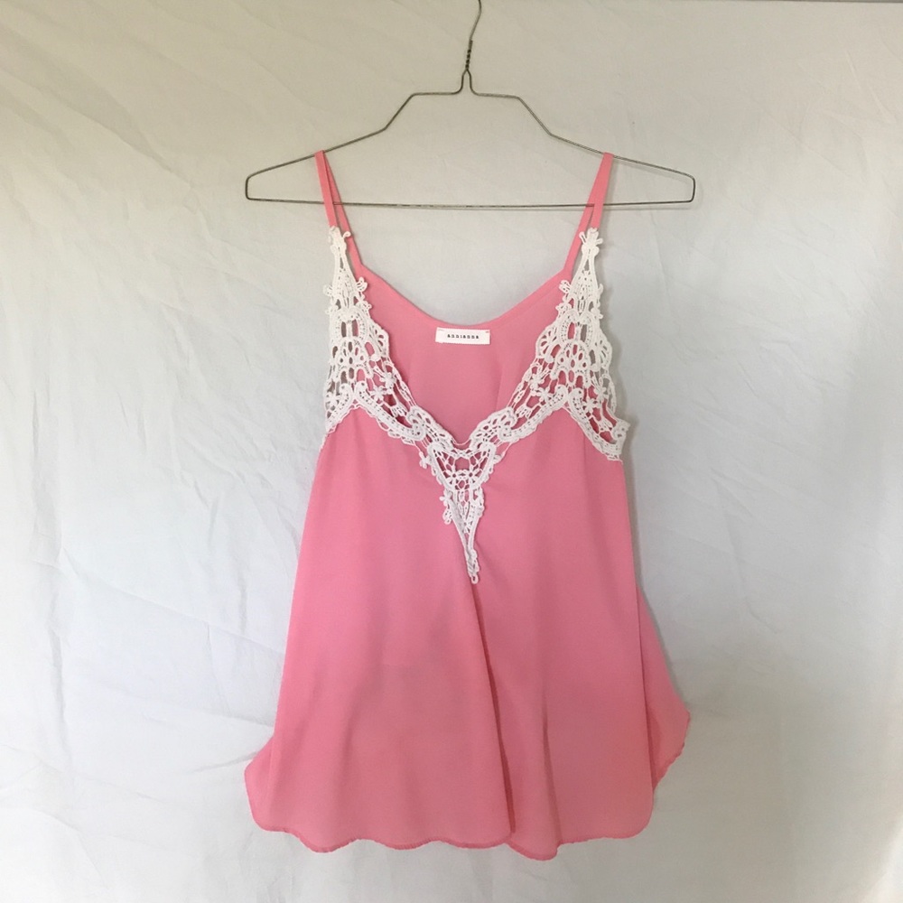 Pink Sleeveless Top