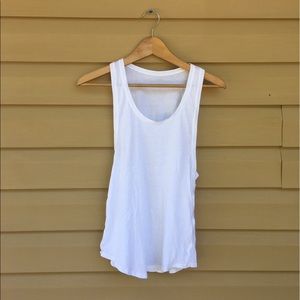 Lululemon white muscle tank top size 6