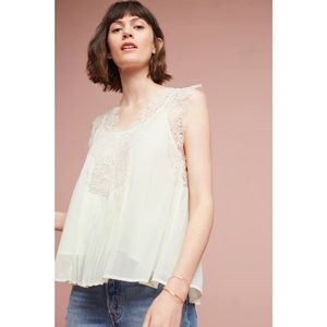 Anthropologie Benita Lace Tank by Sam Love