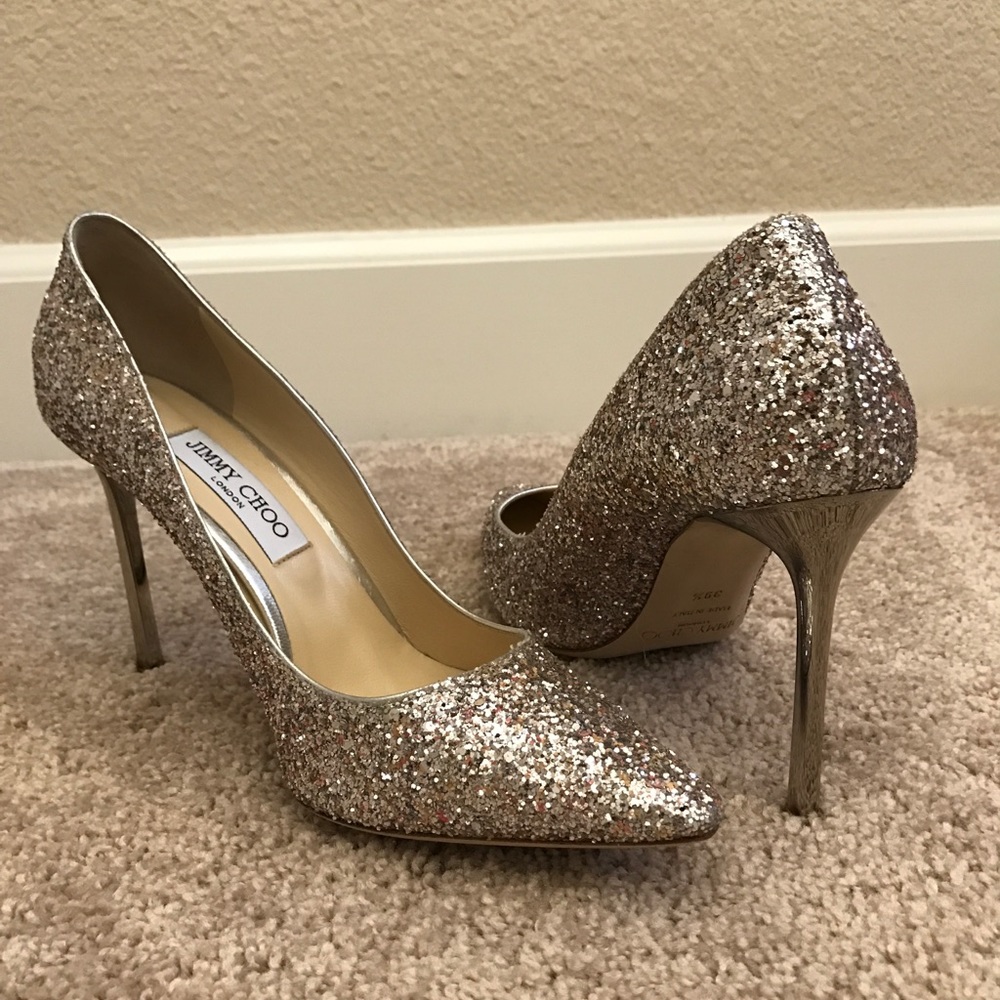 Jimmy Choo Romy 100mm pump, tea rose pink.