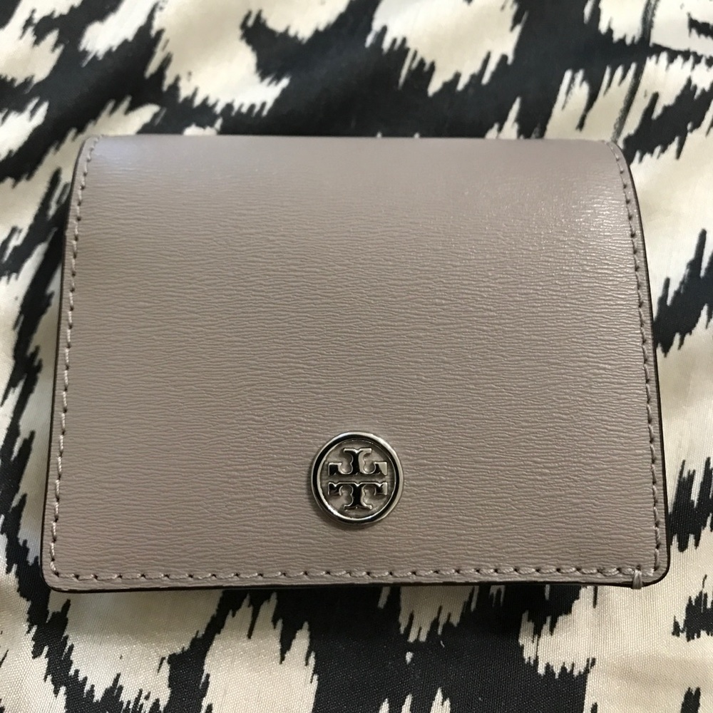 Tory Burch Parker Foldable Mini Leather Wallet