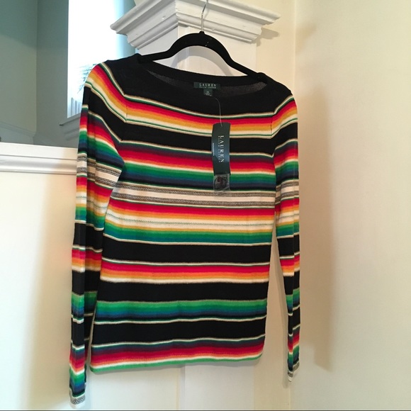 NWT Ralph Lauren Striped Sweater - Picture 2 of 4