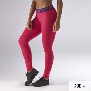 Gymshark cranberry fit legging