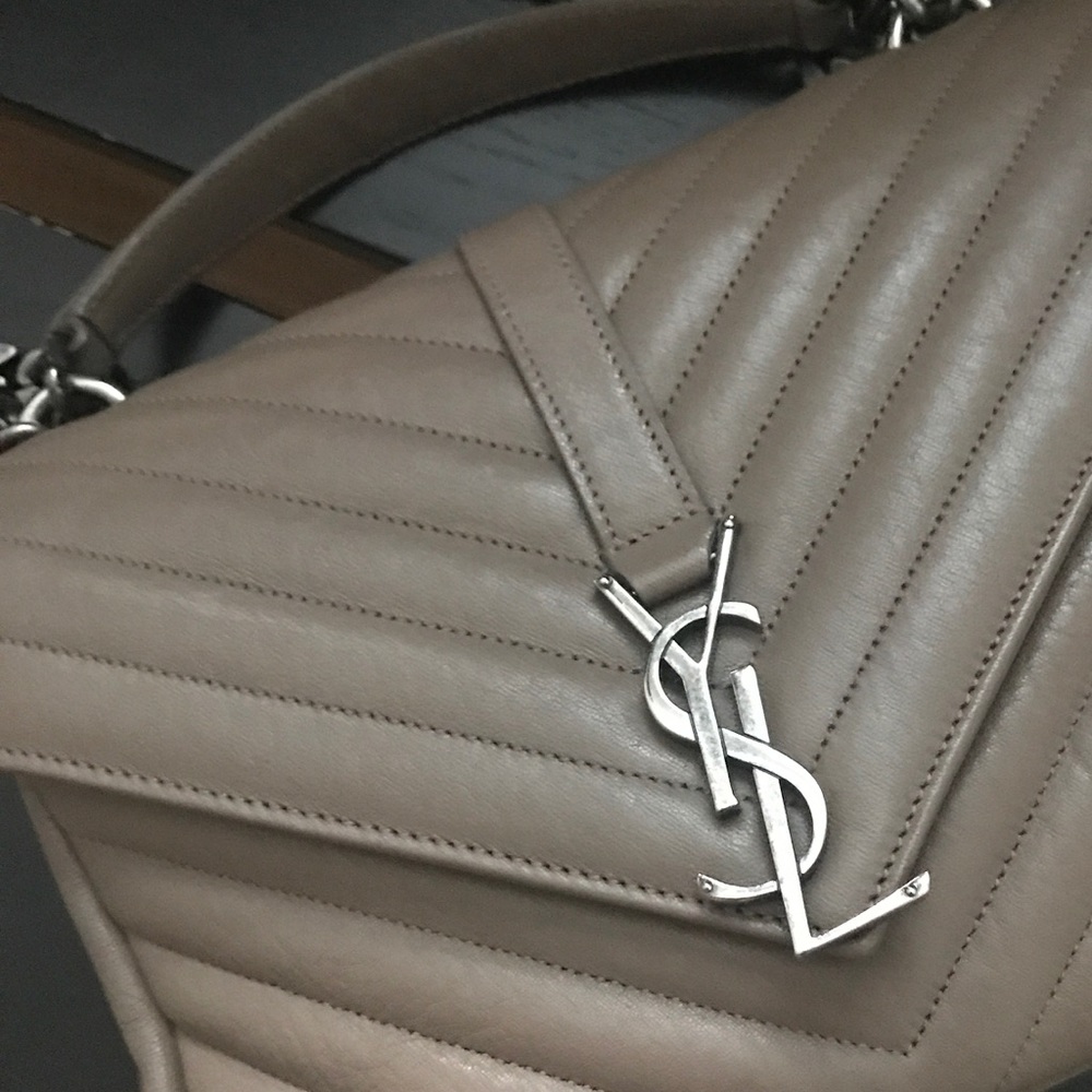 SOLD!!!! Like new YSL college bag