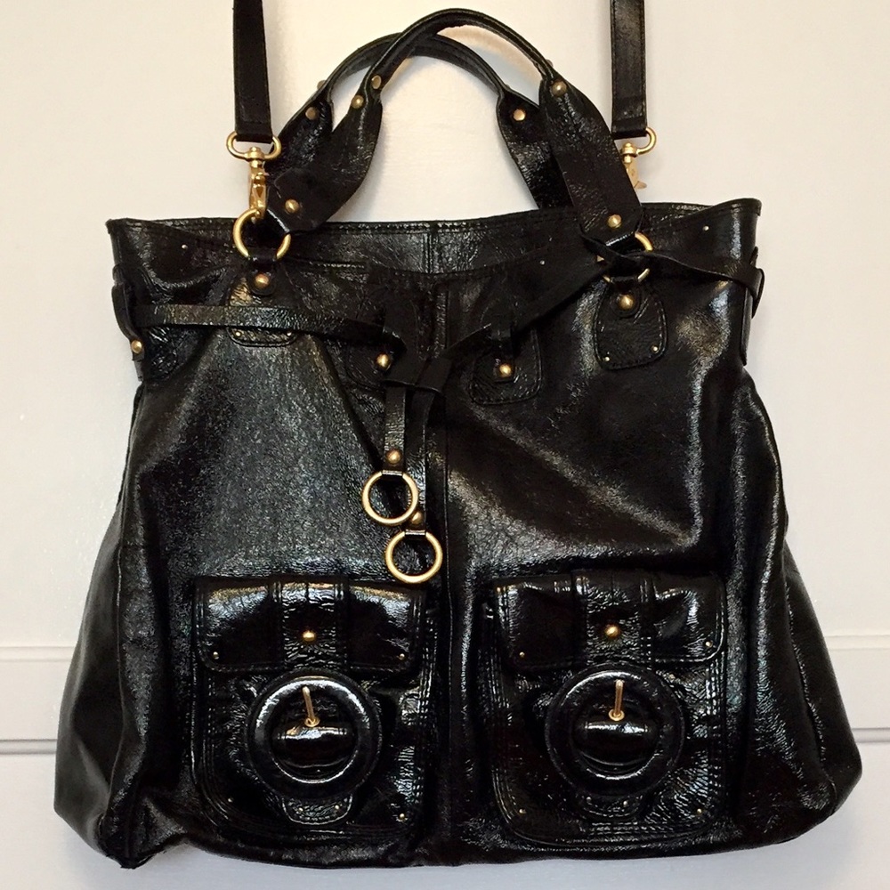 Elliott Lucca Patent Leather Bag