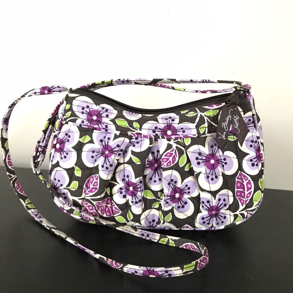 Vera Bradley Plum Petals print bag