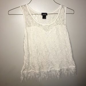 Lacy tank top