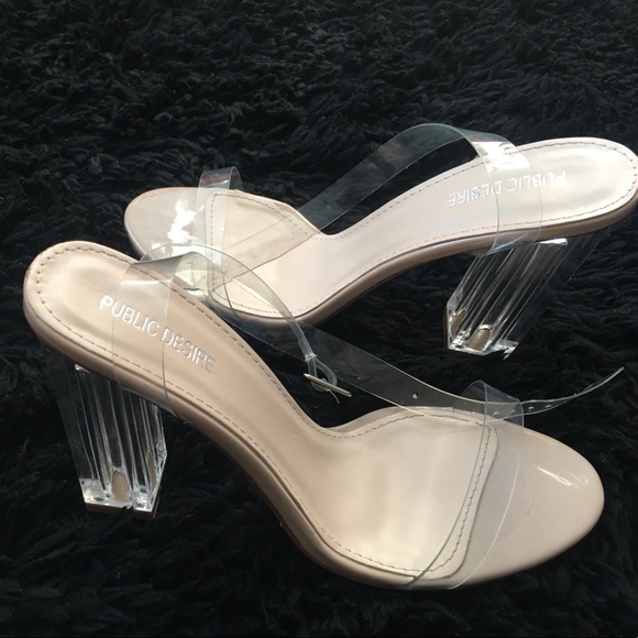 Clear heeled sandals - Picture 3 of 5