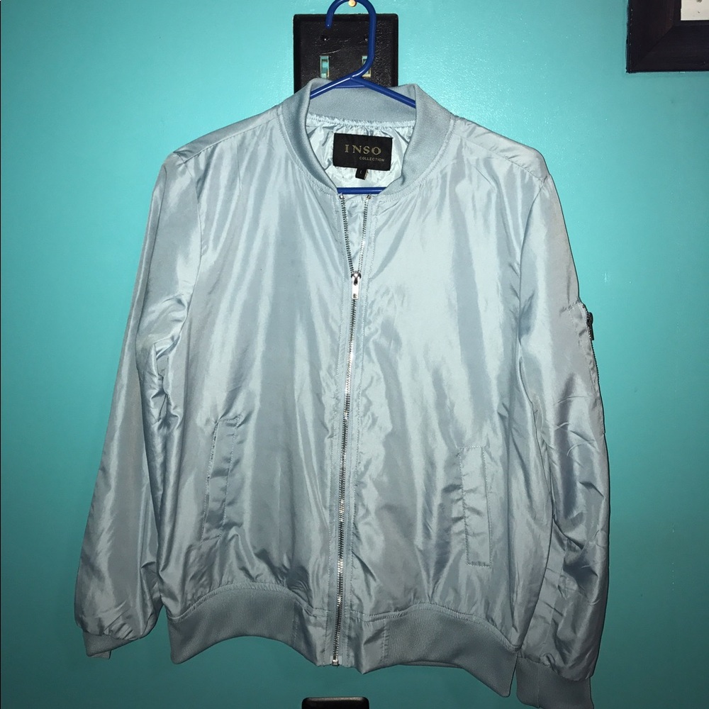 Light blue bomber!