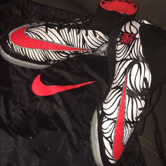 Nike HypervenomX Proximo Neymar Black White Red