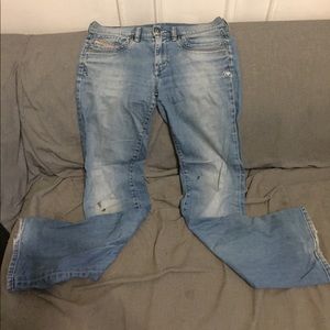 Diesel ronhoir regular boot cut blue jeans size 27