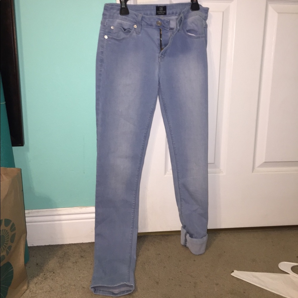 Just black light blue denim jeans