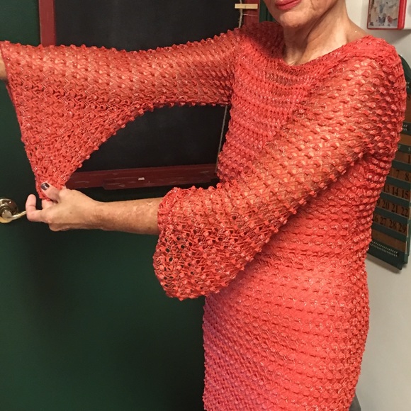 🆕wot/Mona B. Orange Metallic BoHo Beautiful Mini - Picture 3 of 8