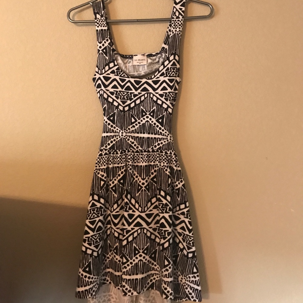Pacsun white and black dress
