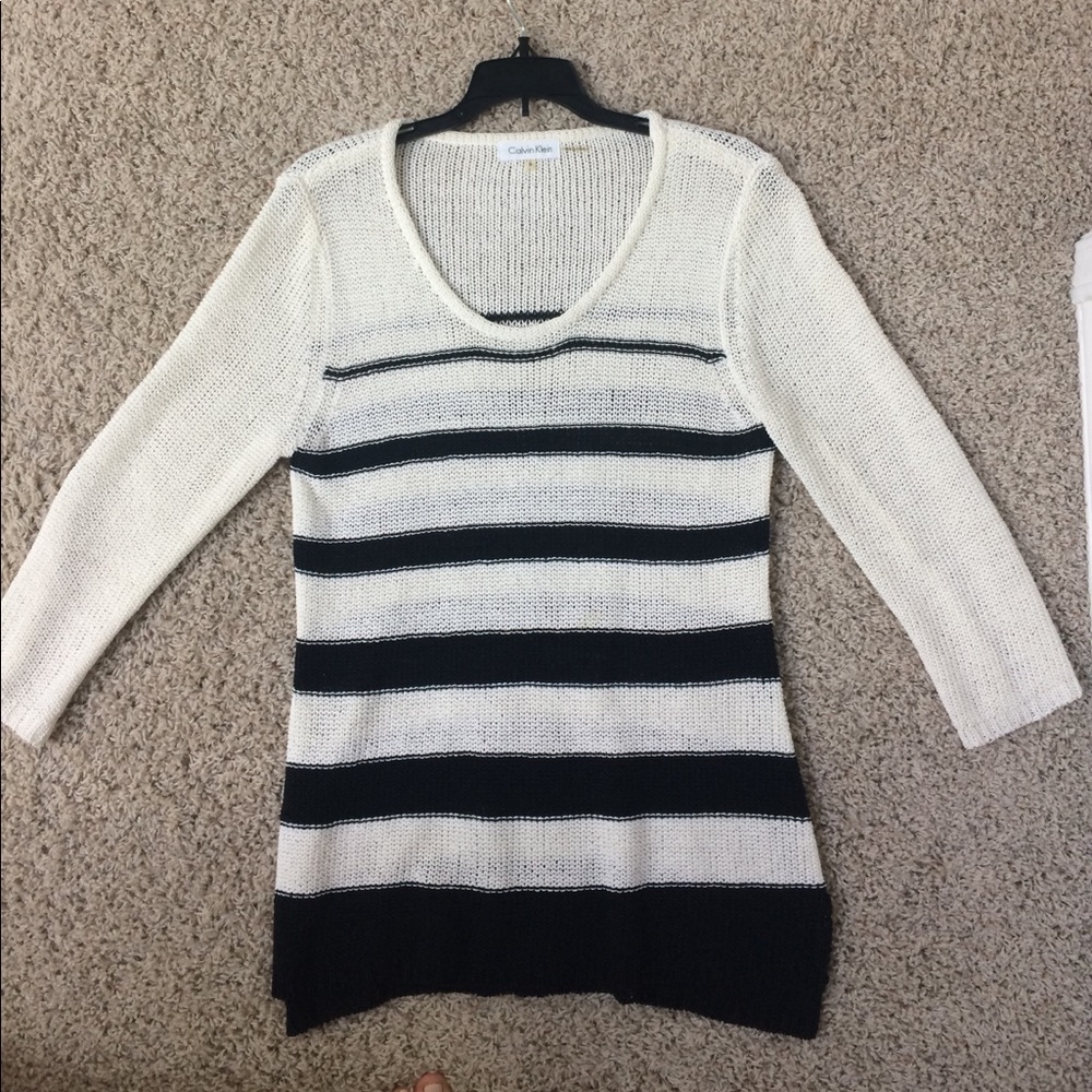 Calvin Klein striped sweater