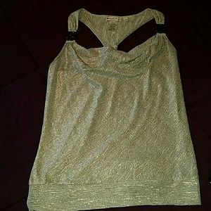 Gorgeous Silver Top By Soulmates - M