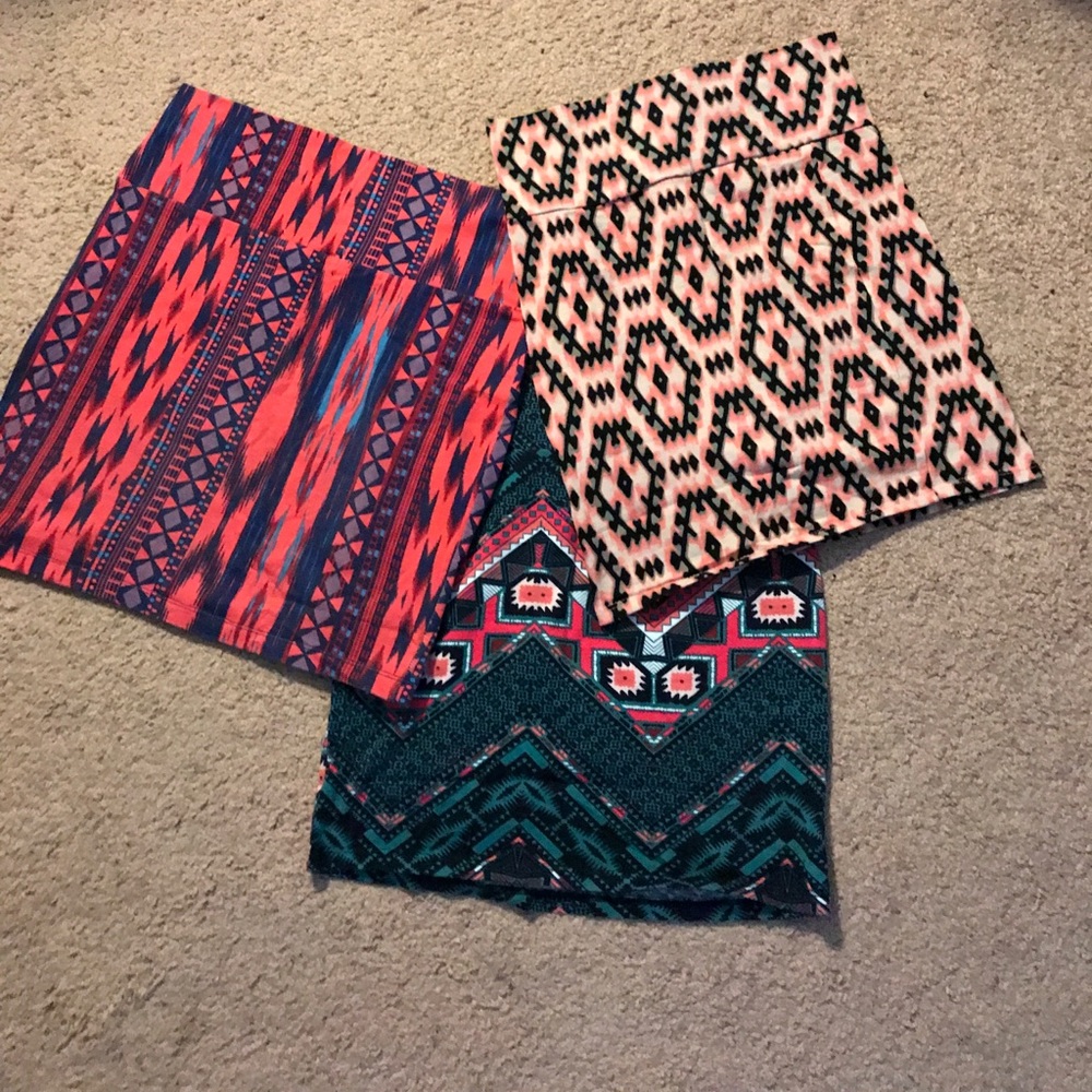 Tribal mini skirts (3)