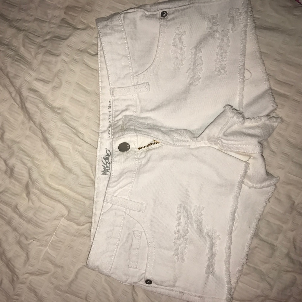 white shorts