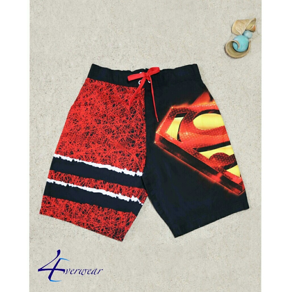 SUPERMAN  BIOWORLD  BOARD  SHORTS