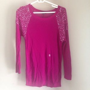 Express Mesh Jeweled Top