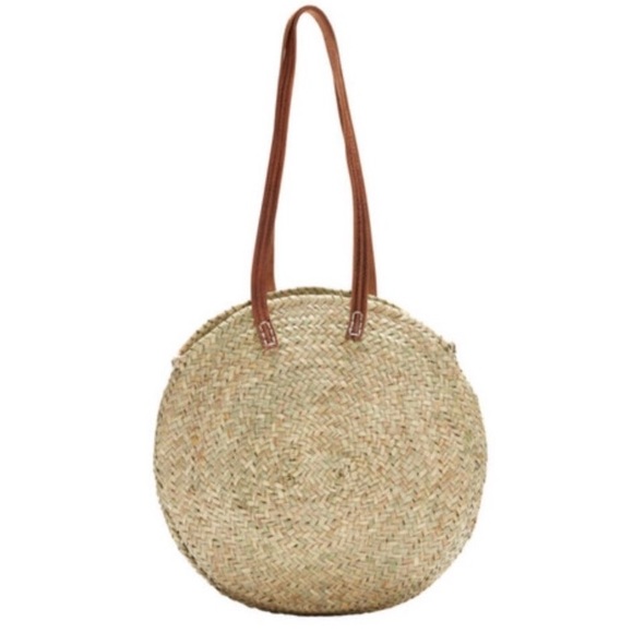 Reformation Handbags - Round Market Straw Bag From Morocco