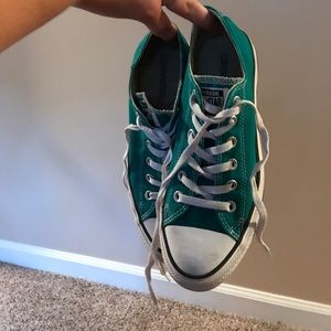 Turquoise Converse Women's 9/Men's 7