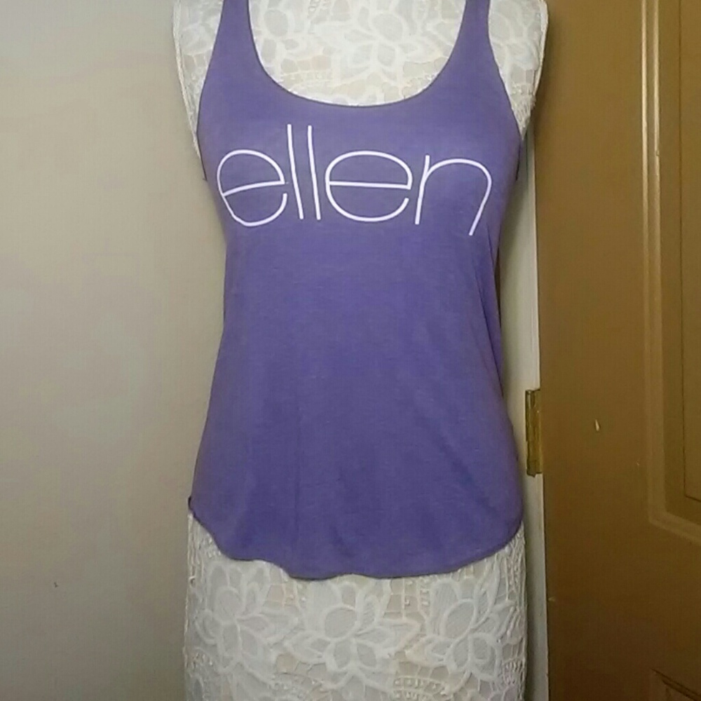 NWOT "ELLEN" PURPLE TANK TOP-SIZE SMALL