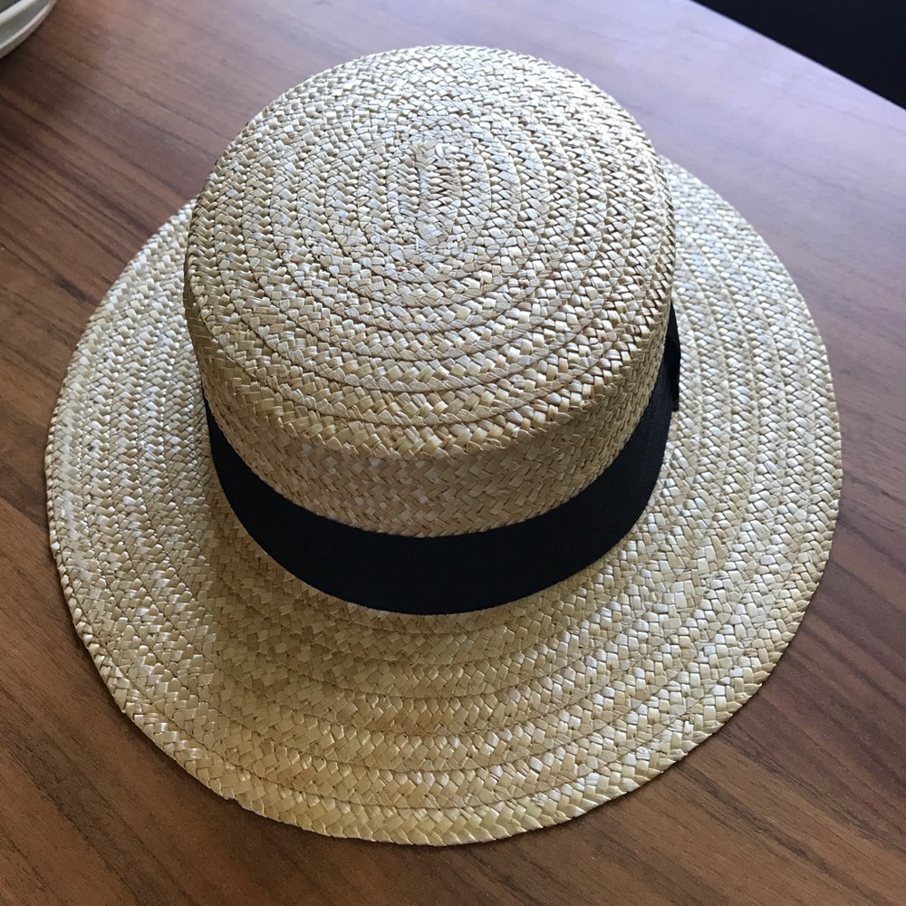 Straw Boater Hat