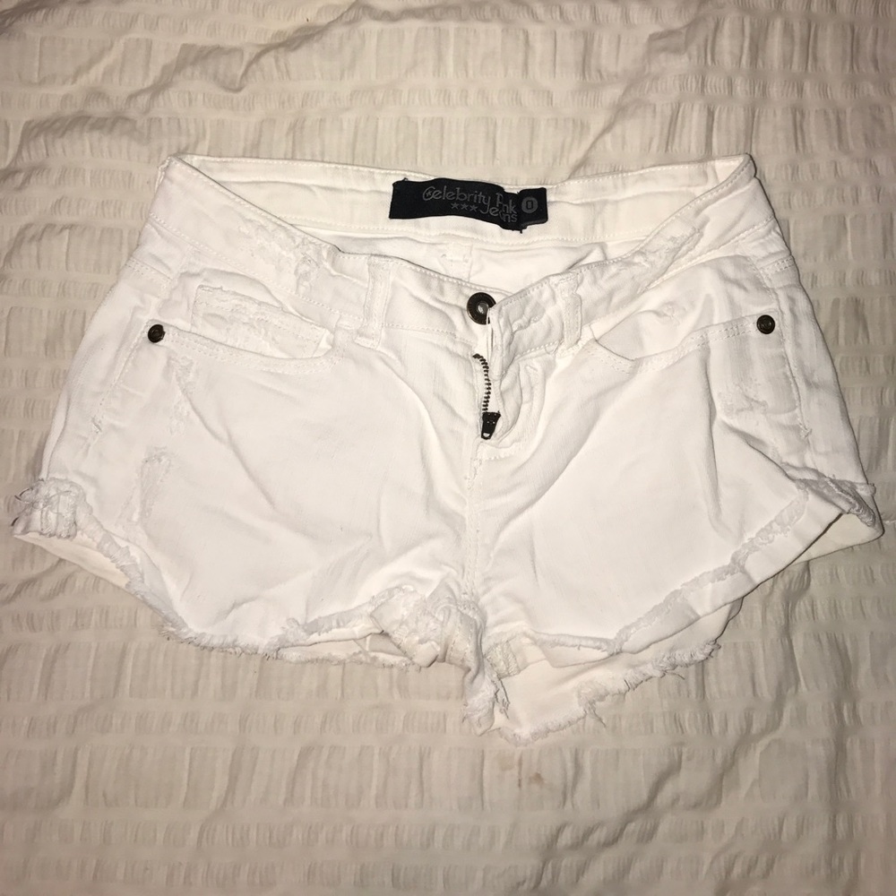 white shorts