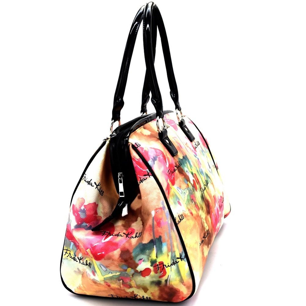Big Frida Kahlo travel satchel