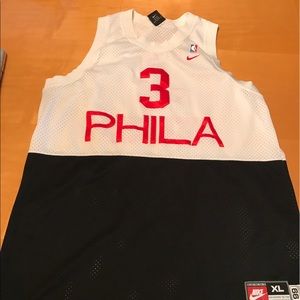 Nike swingman. Allen Iverson Philadelphia Jersey